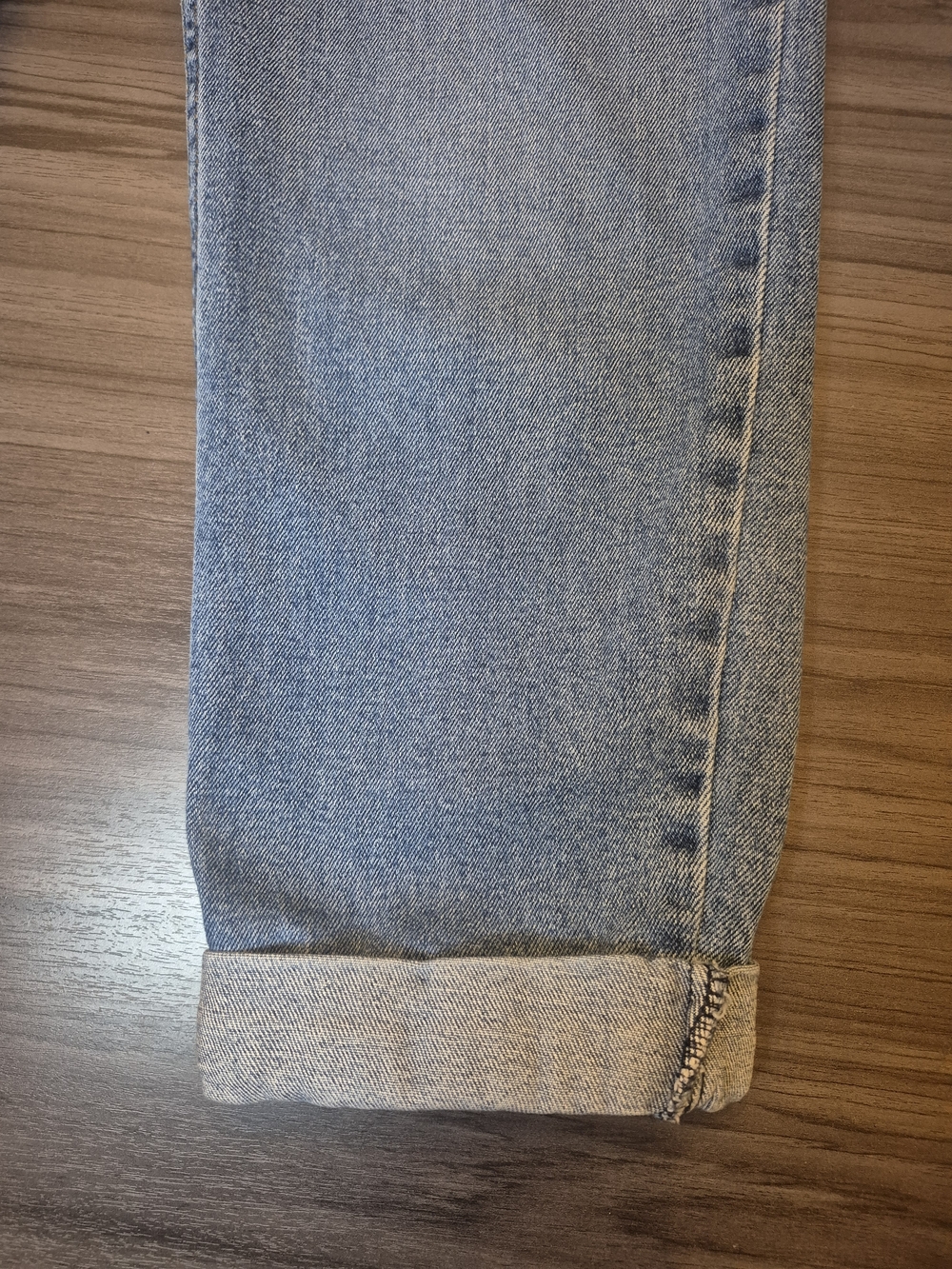 Fashion Nova Light Blue Boyfriend Jeans - Picture 4 of 14